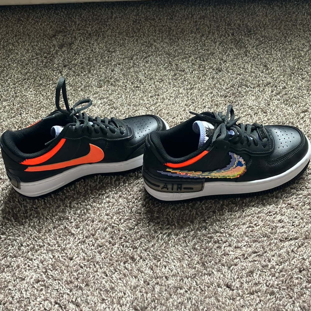 Nike Air Force 1 shadow (black, size 7).